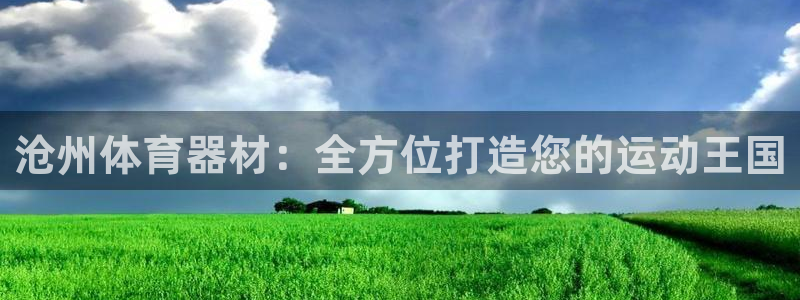 尊龙,人生就是博!登录国际：沧州体育器材：全方位打造